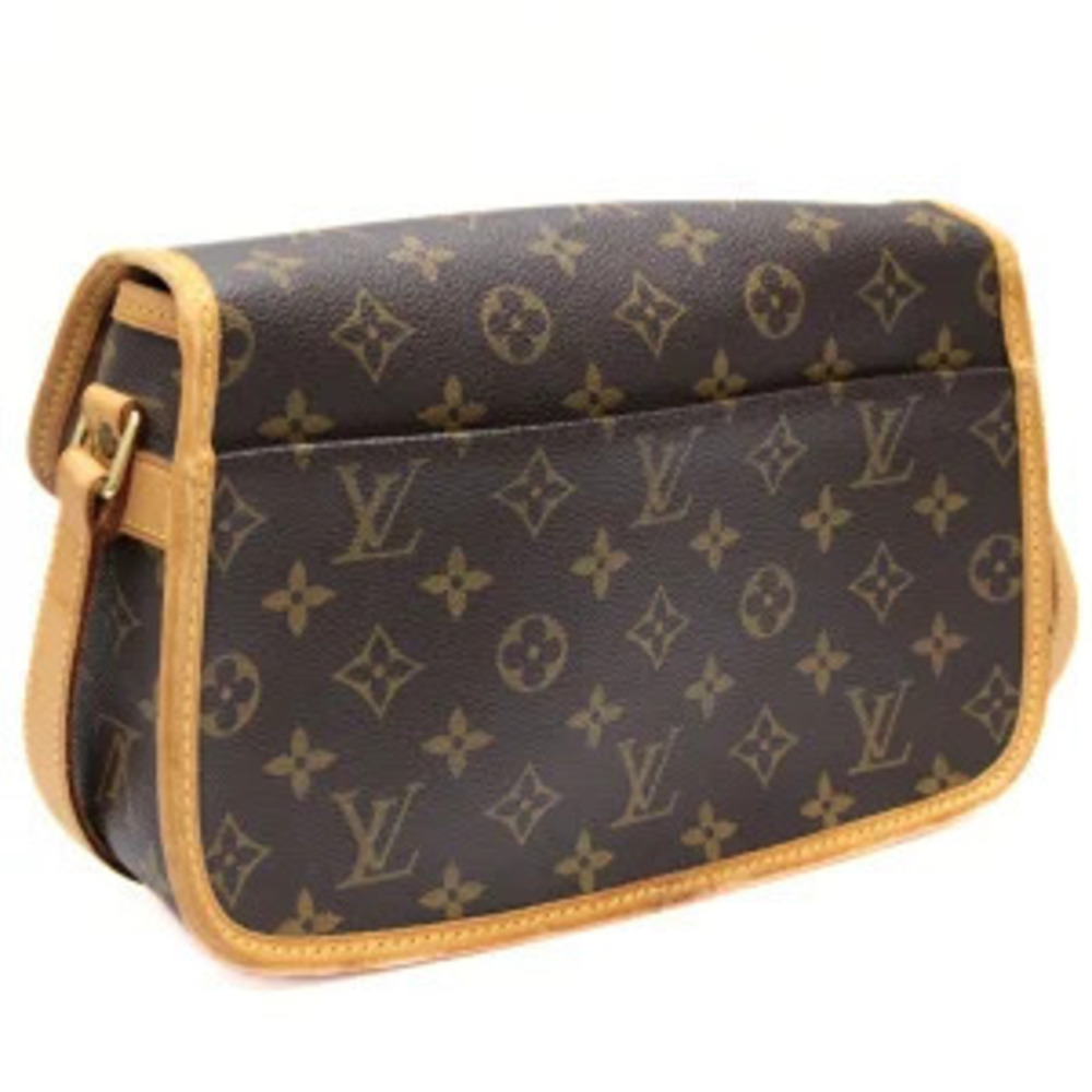 Louis Vuitton Monogram Shoulder Bag Sologne Brown